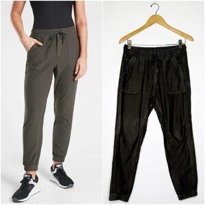 Athleta FARALLON Joggers Pants in Green Size 0